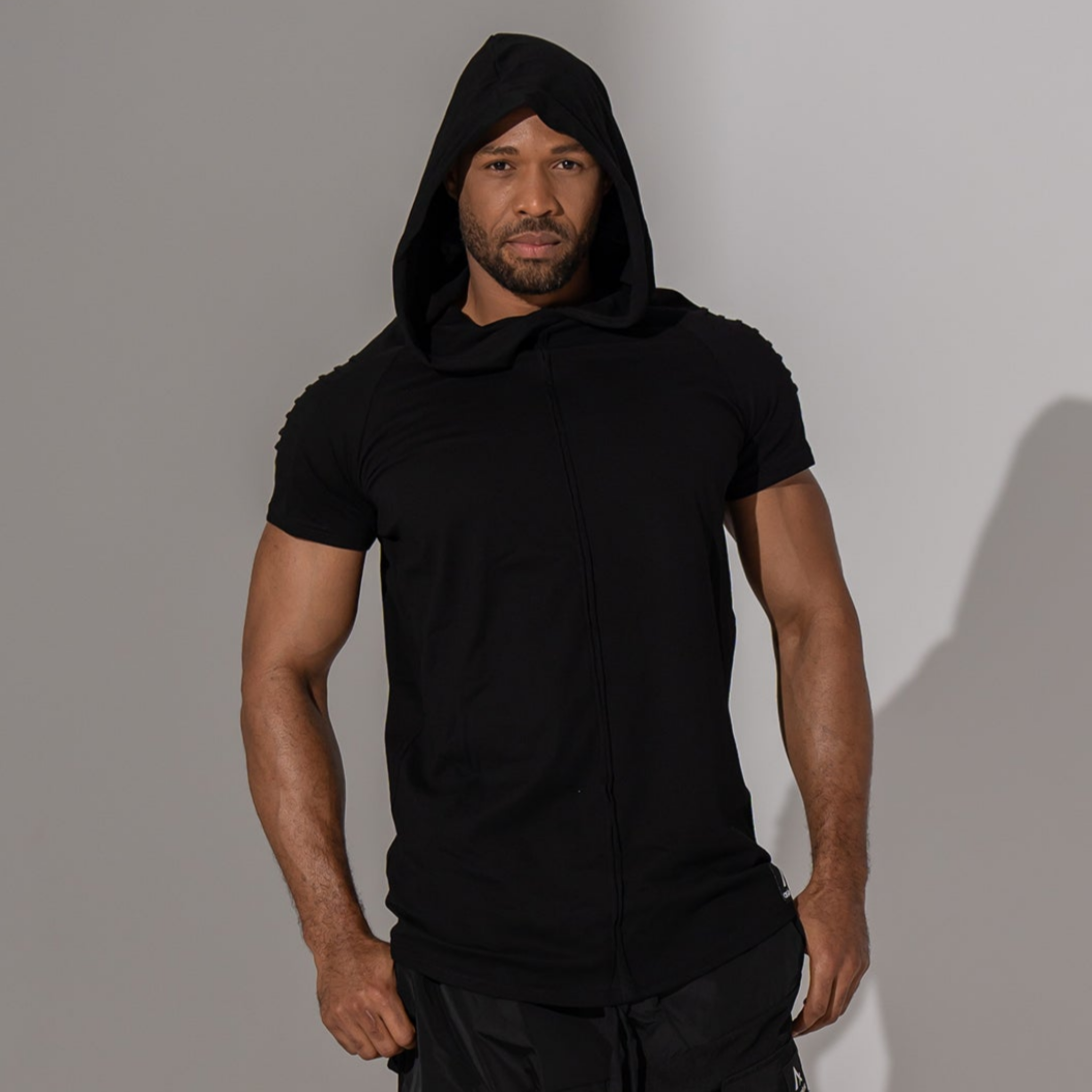 Tricou bărbătesc black – Asimetrix