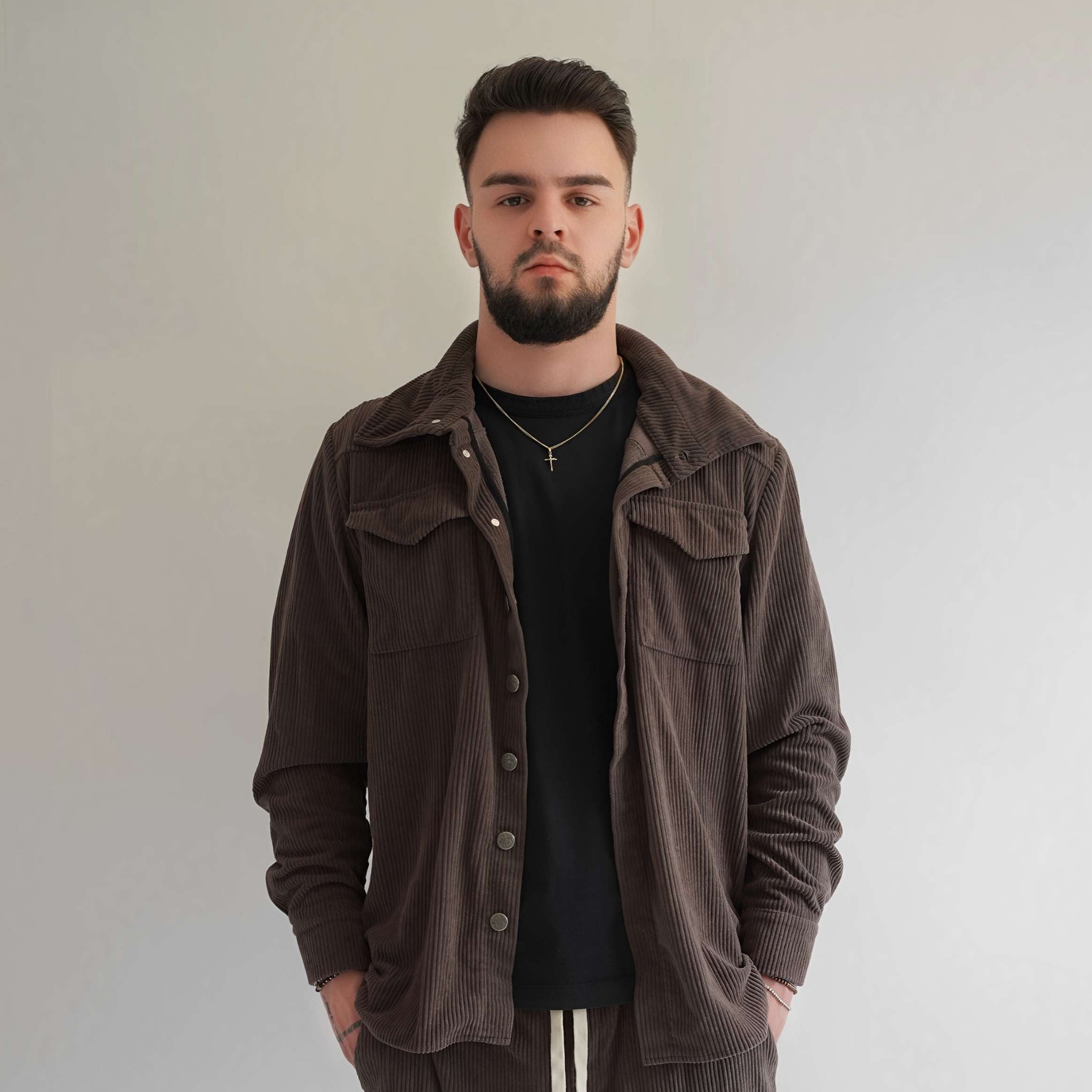 Jacheta oversized tip camasa din raiat