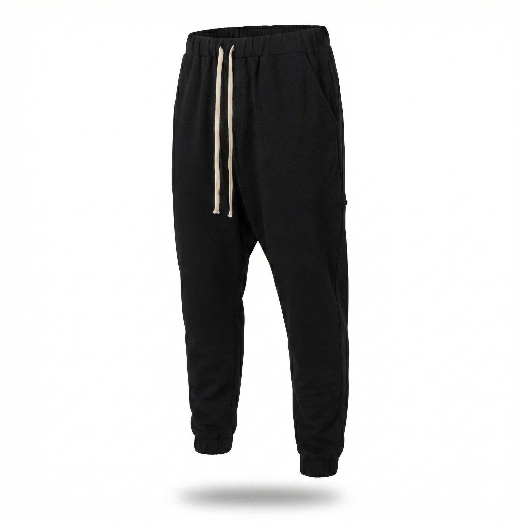 Pantaloni de trening barbatesti conici cu tur lasat