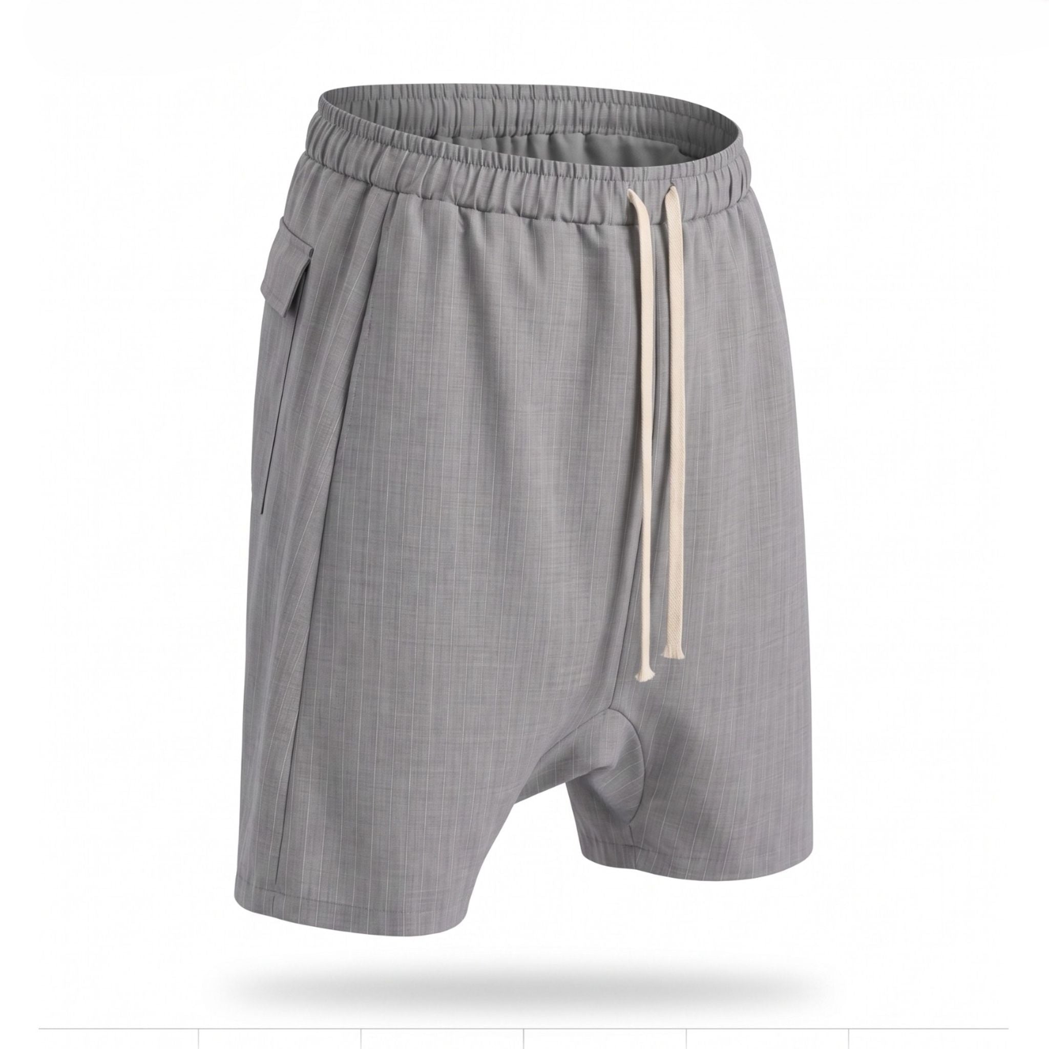 Pantaloni Scurți Bărbați Gri Oversized de Vară | Lejeri, Respirabili, Confort Absolut
