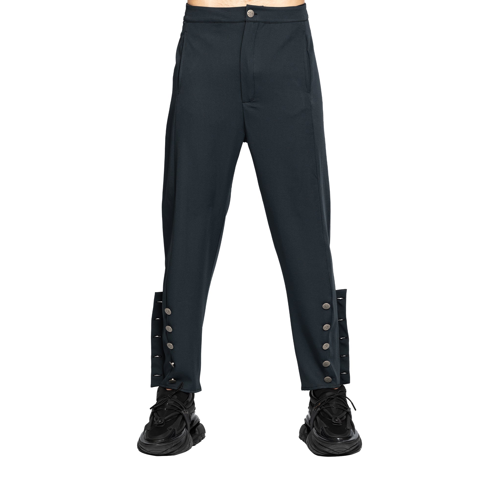 vagabond reflectss asimetrix pantaloni conici cu tur lasat