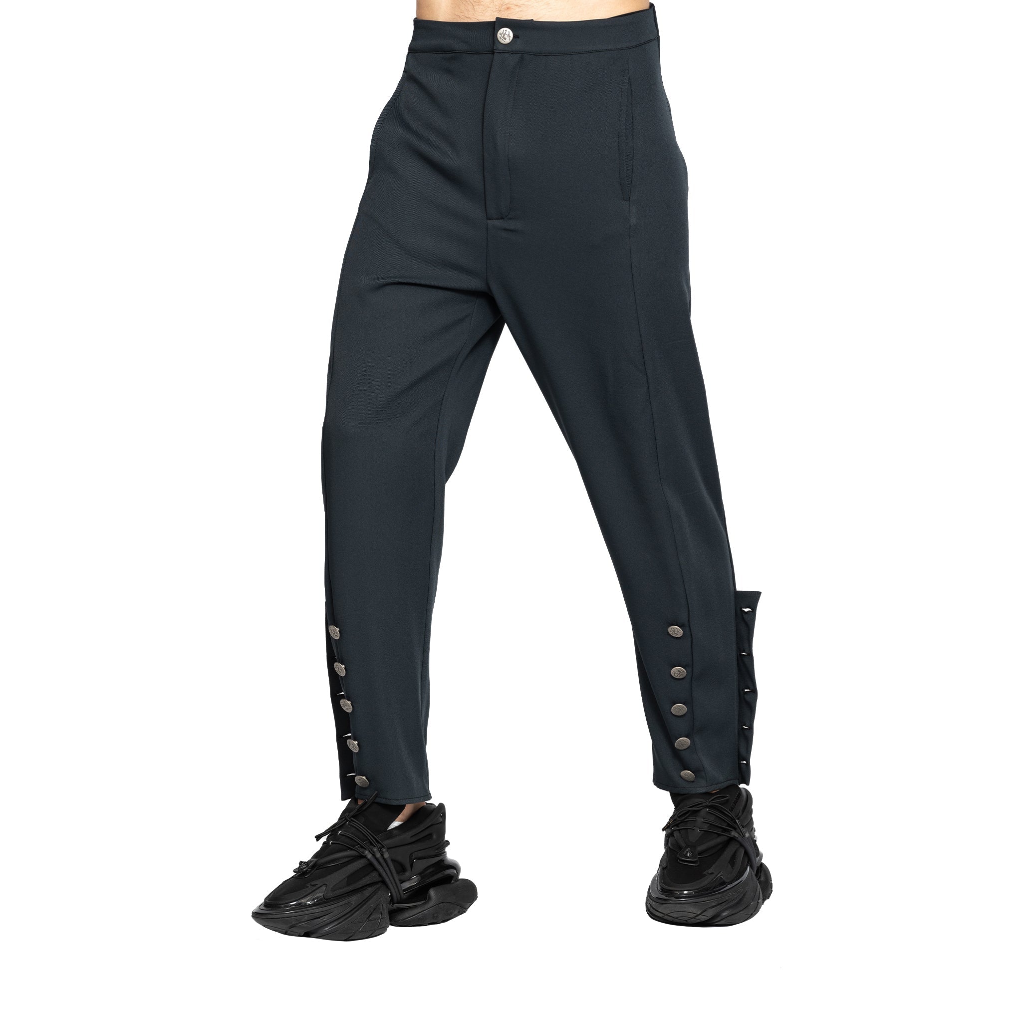 vagabond reflectss asimetrix pantaloni conici cu tur lasat