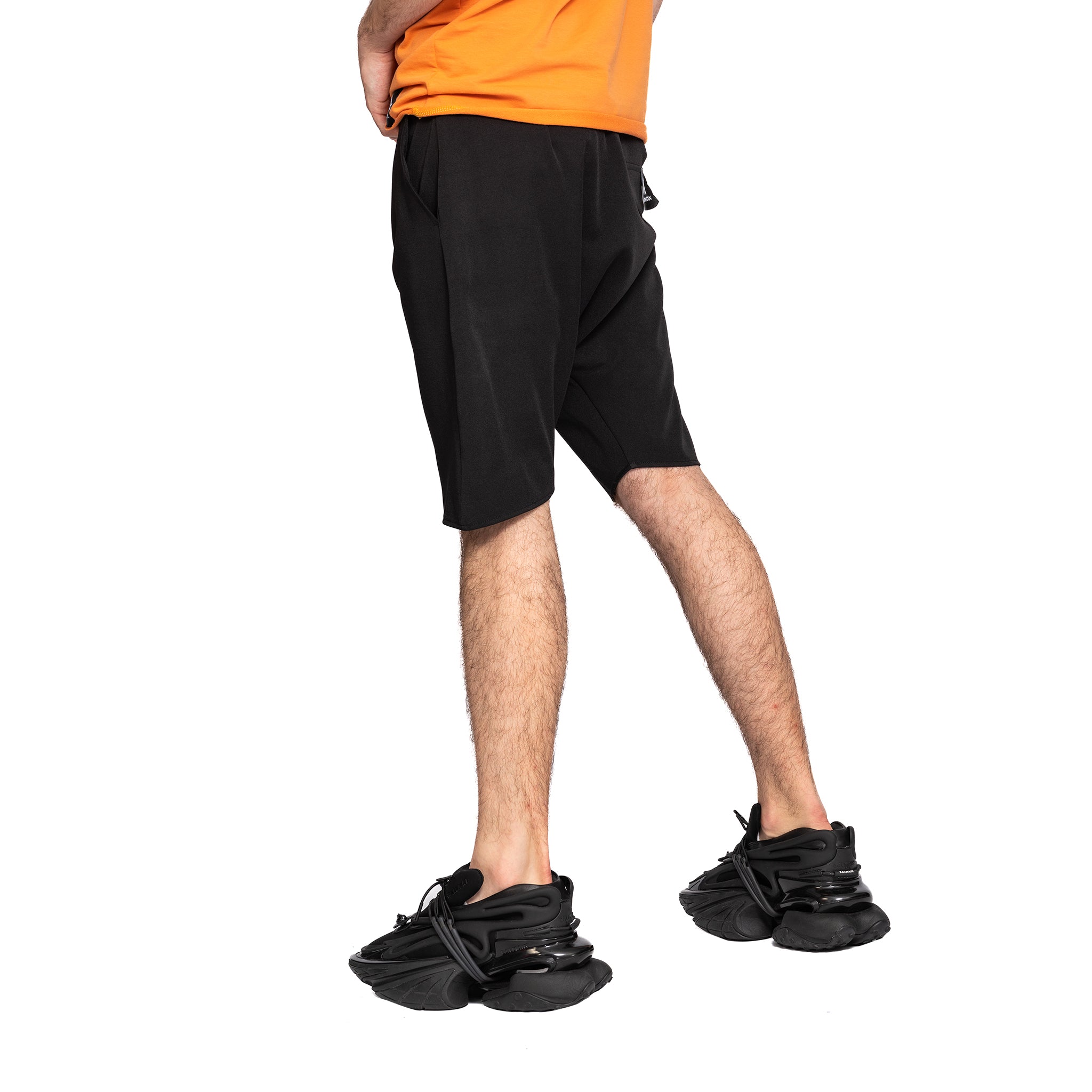 vagabond reflectss asimetrix pantaloni scurti cu tur lasat