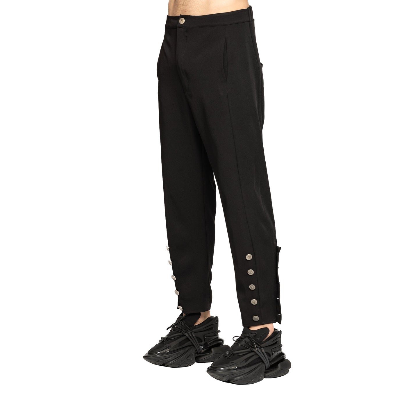 vagabond reflectss asimetrix pantaloni conici cu tur lasat
