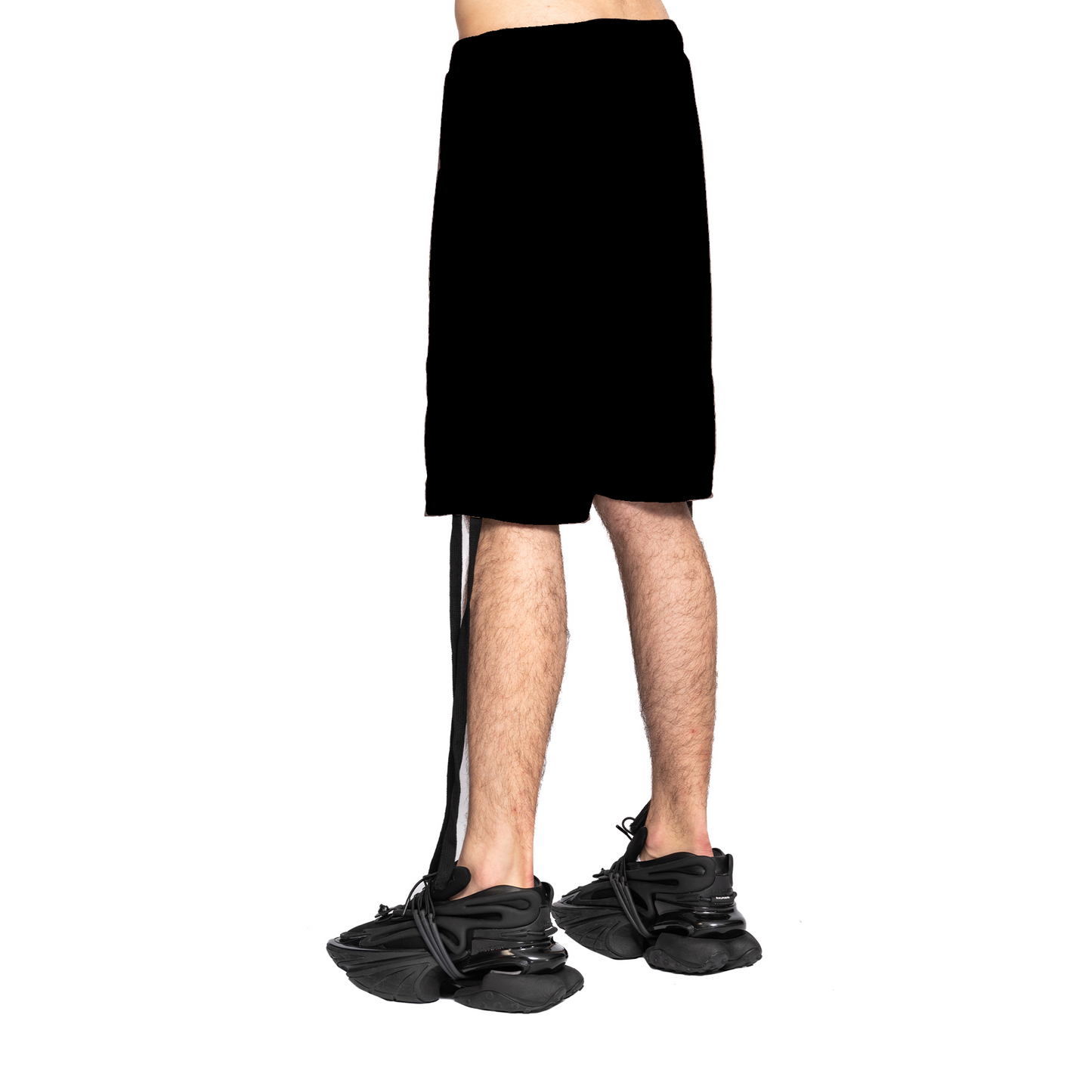 vagabond reflectss asimetrix pantaloni scurti cu tur lasat