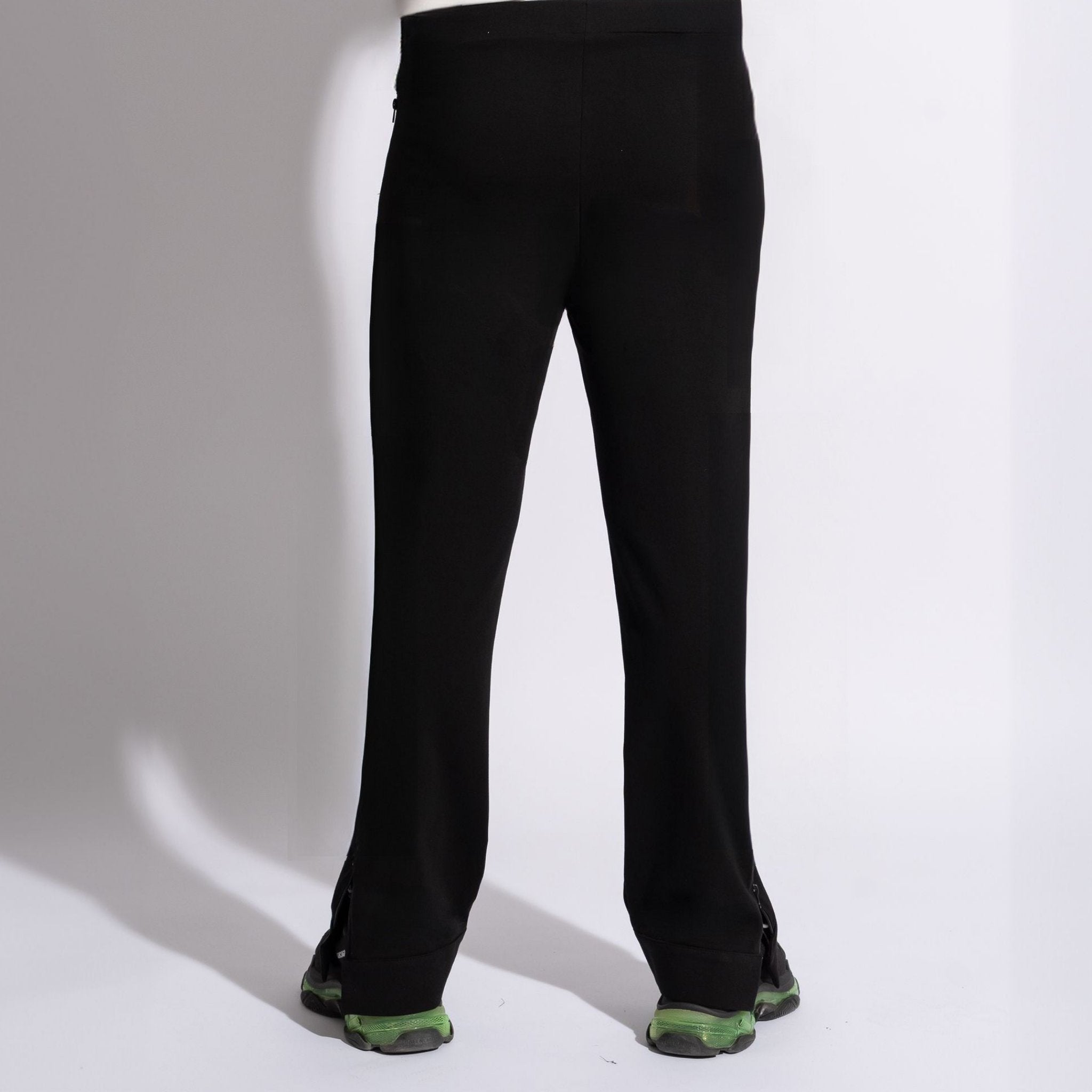 pantaloni trening barbatesti drepti cu fermoare laterale