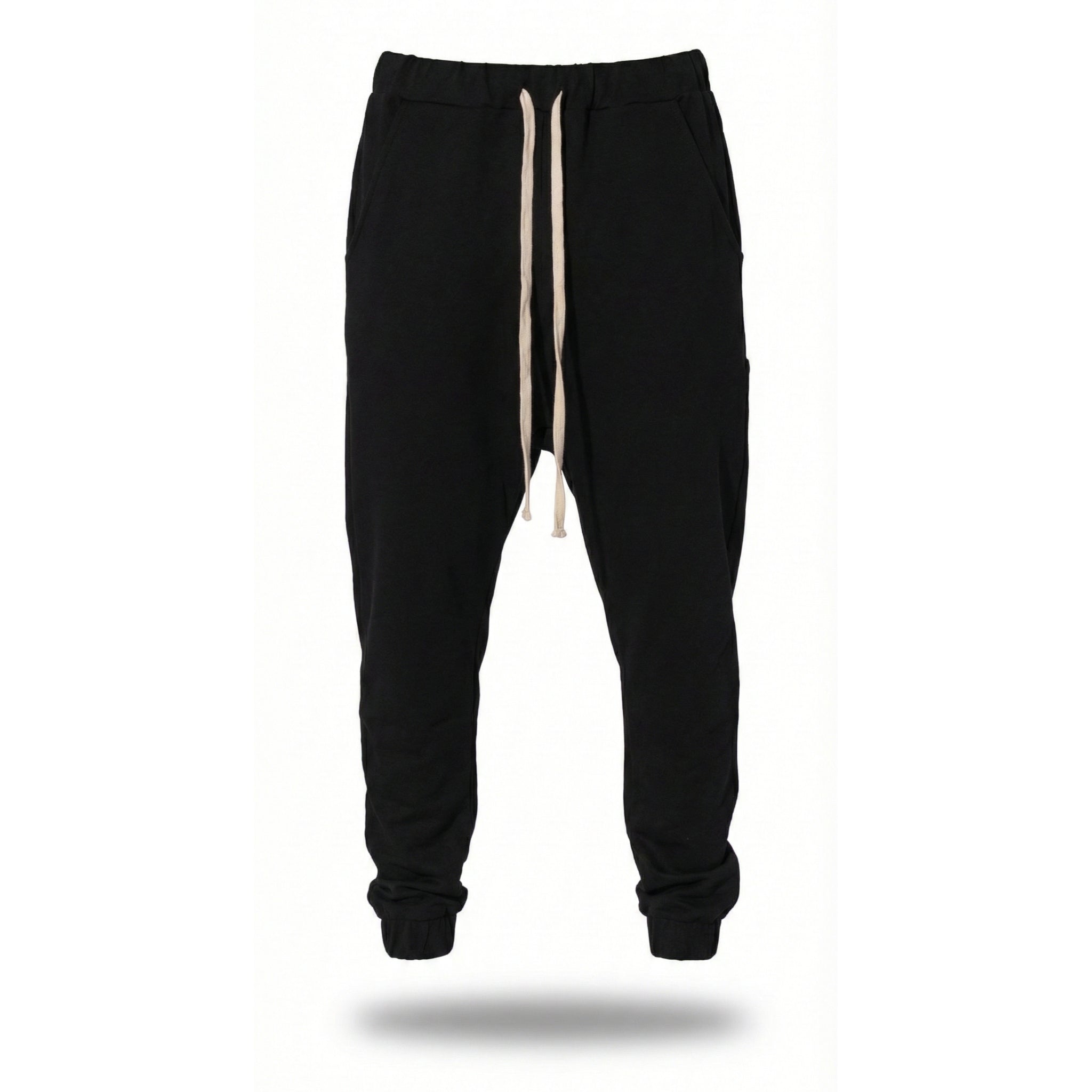 Pantaloni de trening bărbătești conici cu tur lăsat – Stil modern și confortabil