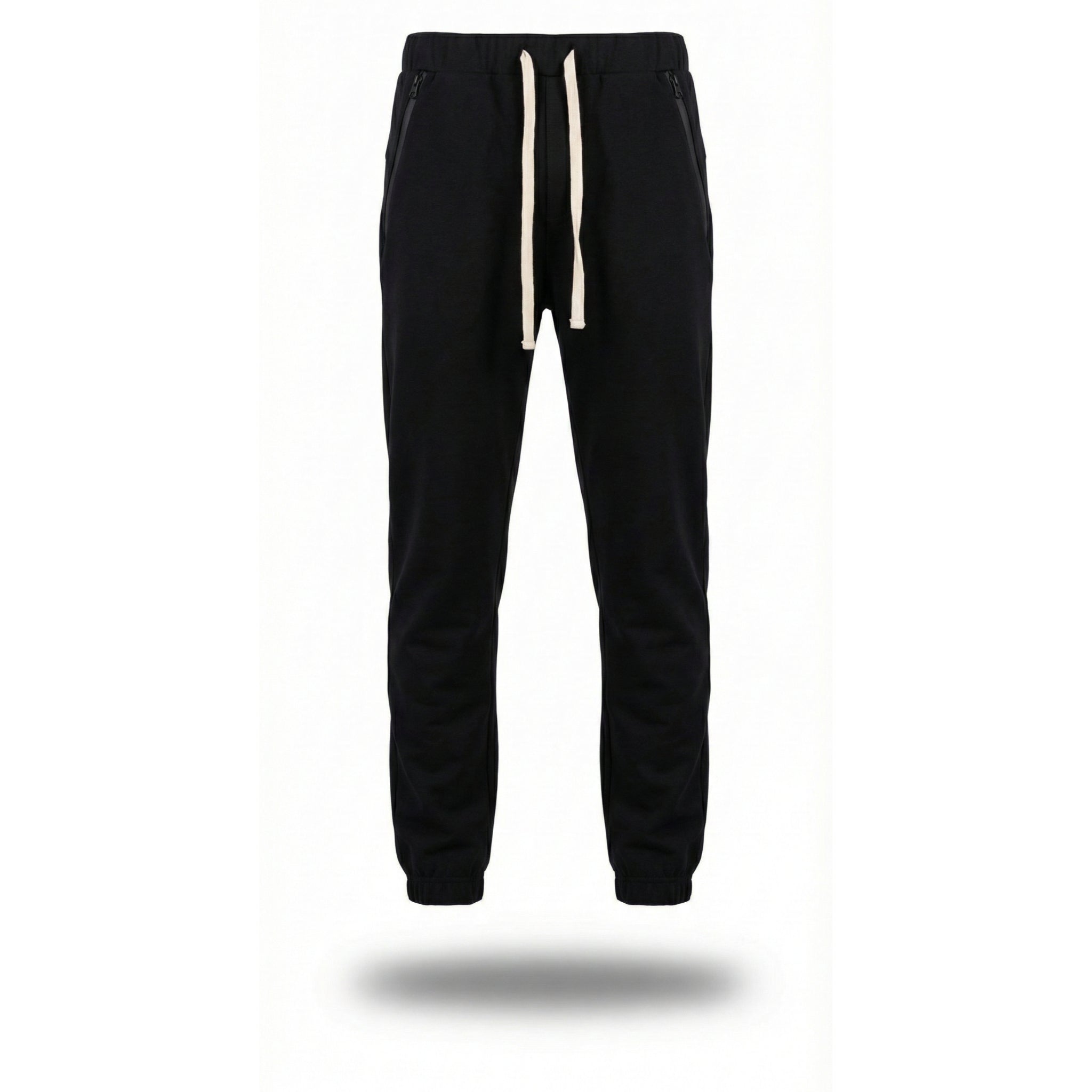 Pantaloni de trening bărbătești clasici cu buzunare cu fermoar – Confort și stil