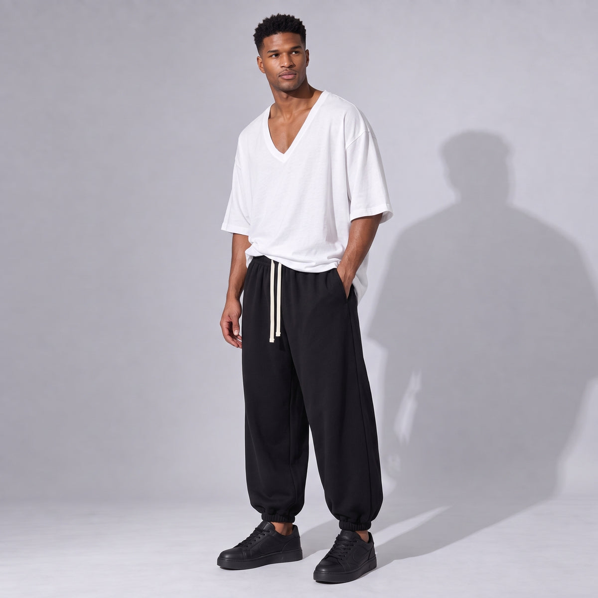 Pantaloni Trening Bărbați Oversized Balloon – Bumbac 100%