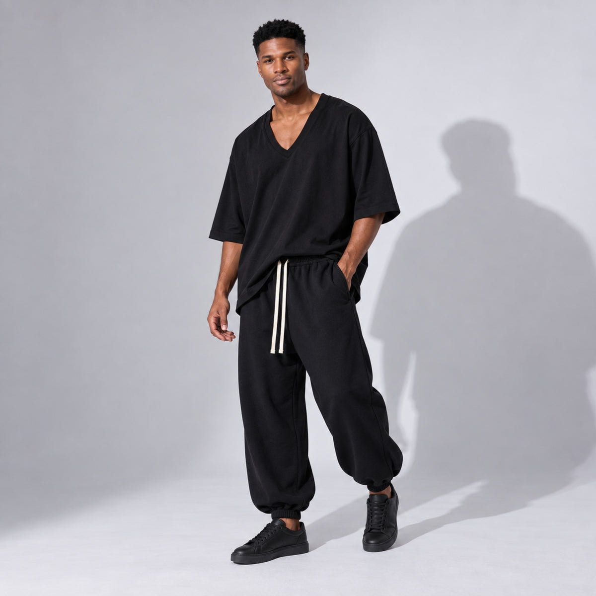Pantaloni Trening Bărbați Oversized Balloon – Bumbac 100%