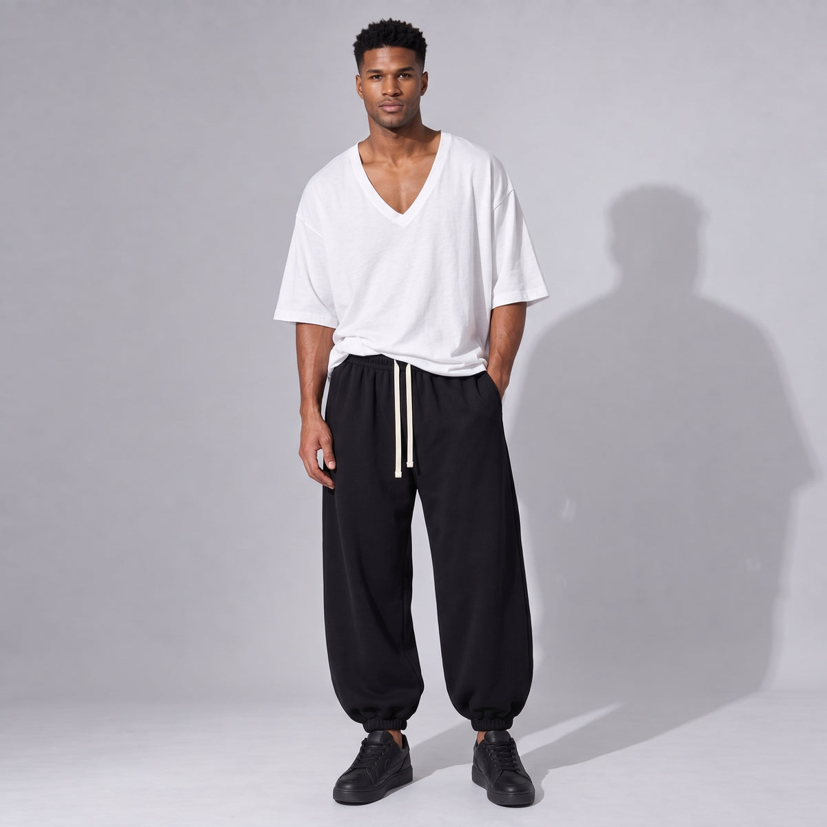 Pantaloni Trening Bărbați Oversized Balloon – Bumbac 100%