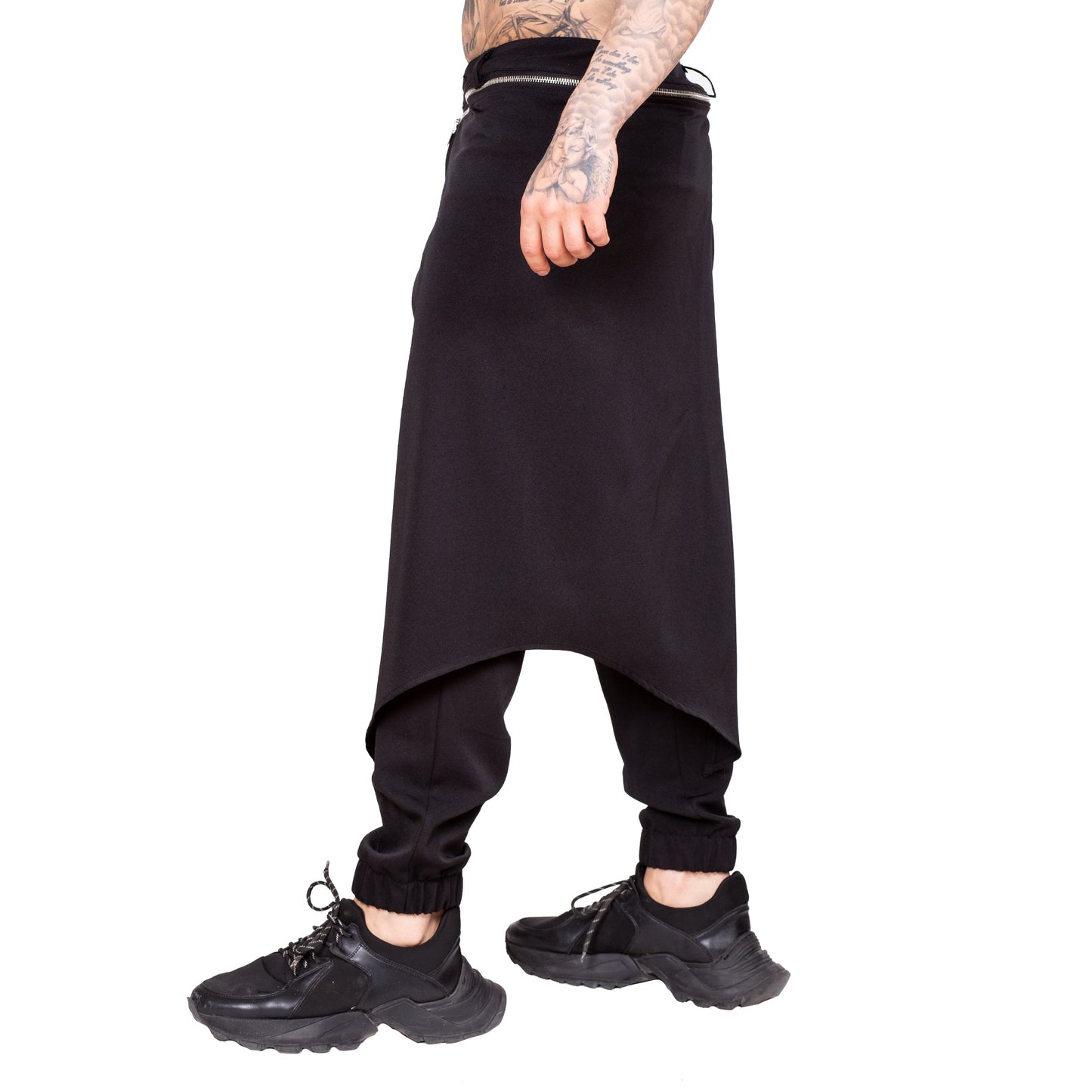 Pantaloni negri cu sort detasabil PN15
