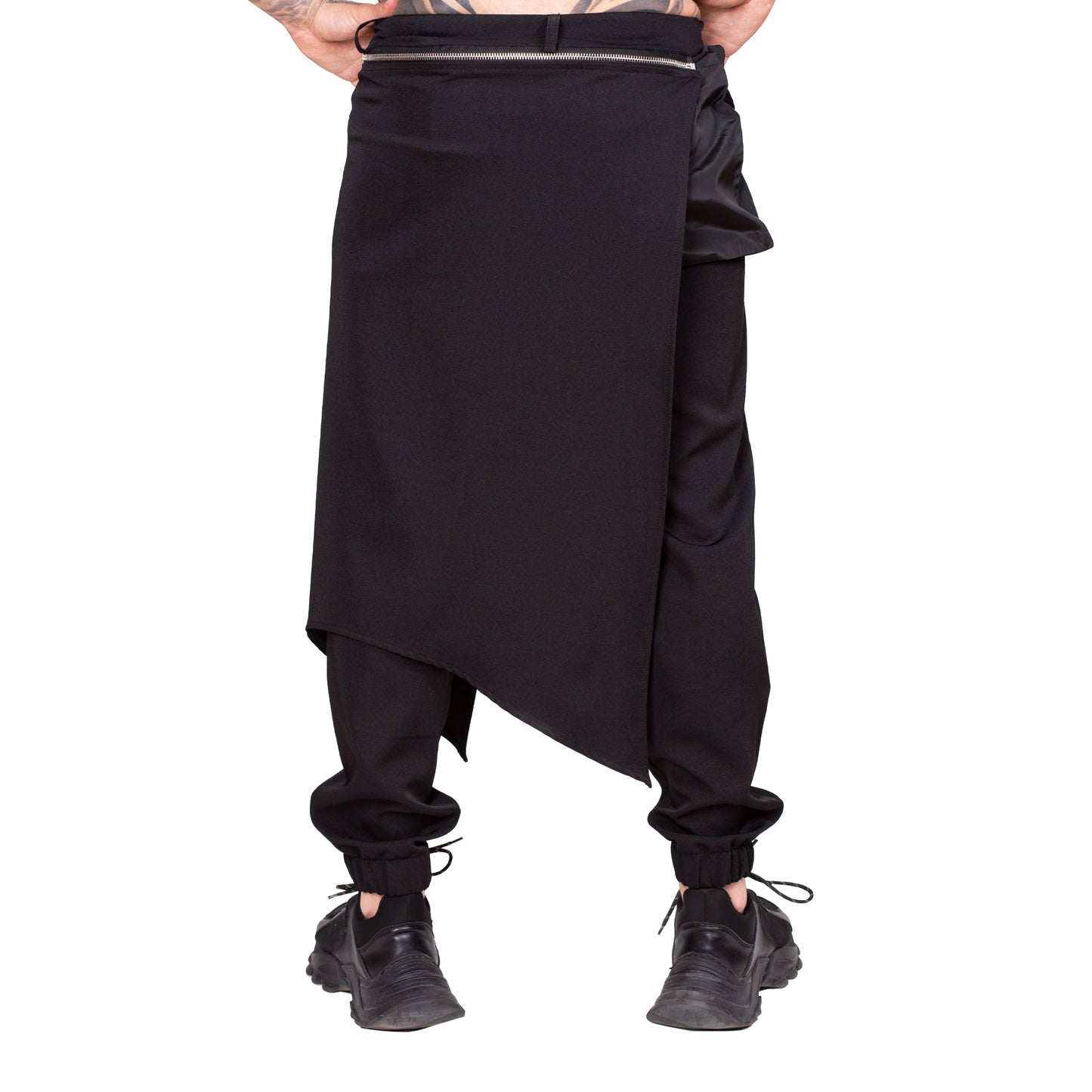 Pantaloni negri cu sort detasabil PN15
