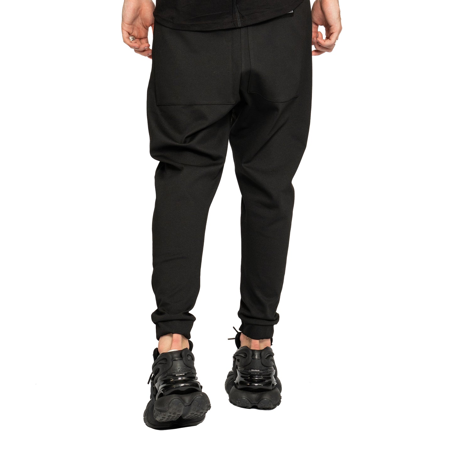 vagabond reflectss pantaloni conici cu tur lasat