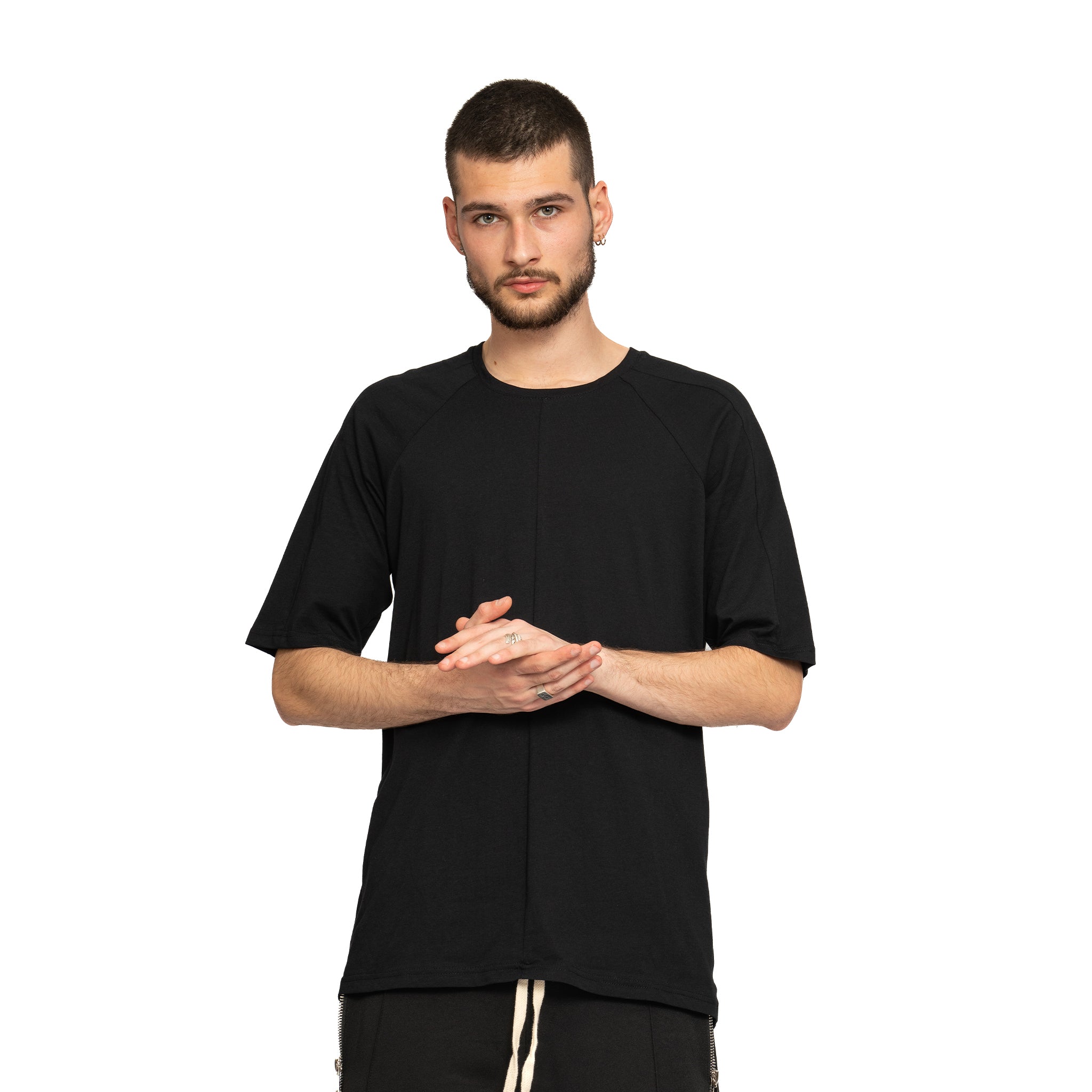 vagabond reflectss tricou negru cu maneca trei sferturi