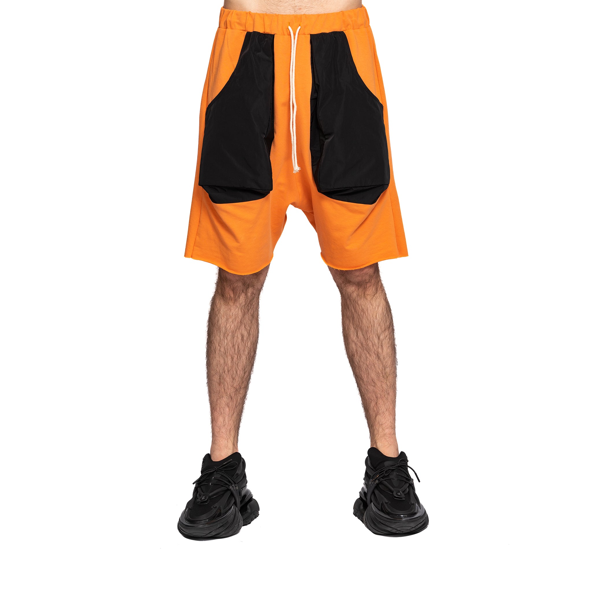 vagabond reflectss asimetrix pantaloni scurti cu tur lasat