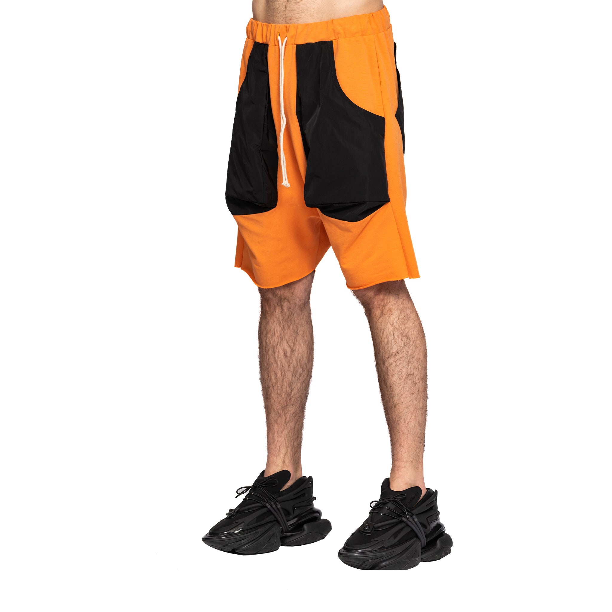vagabond reflectss asimetrix pantaloni scurti cu tur lasat
