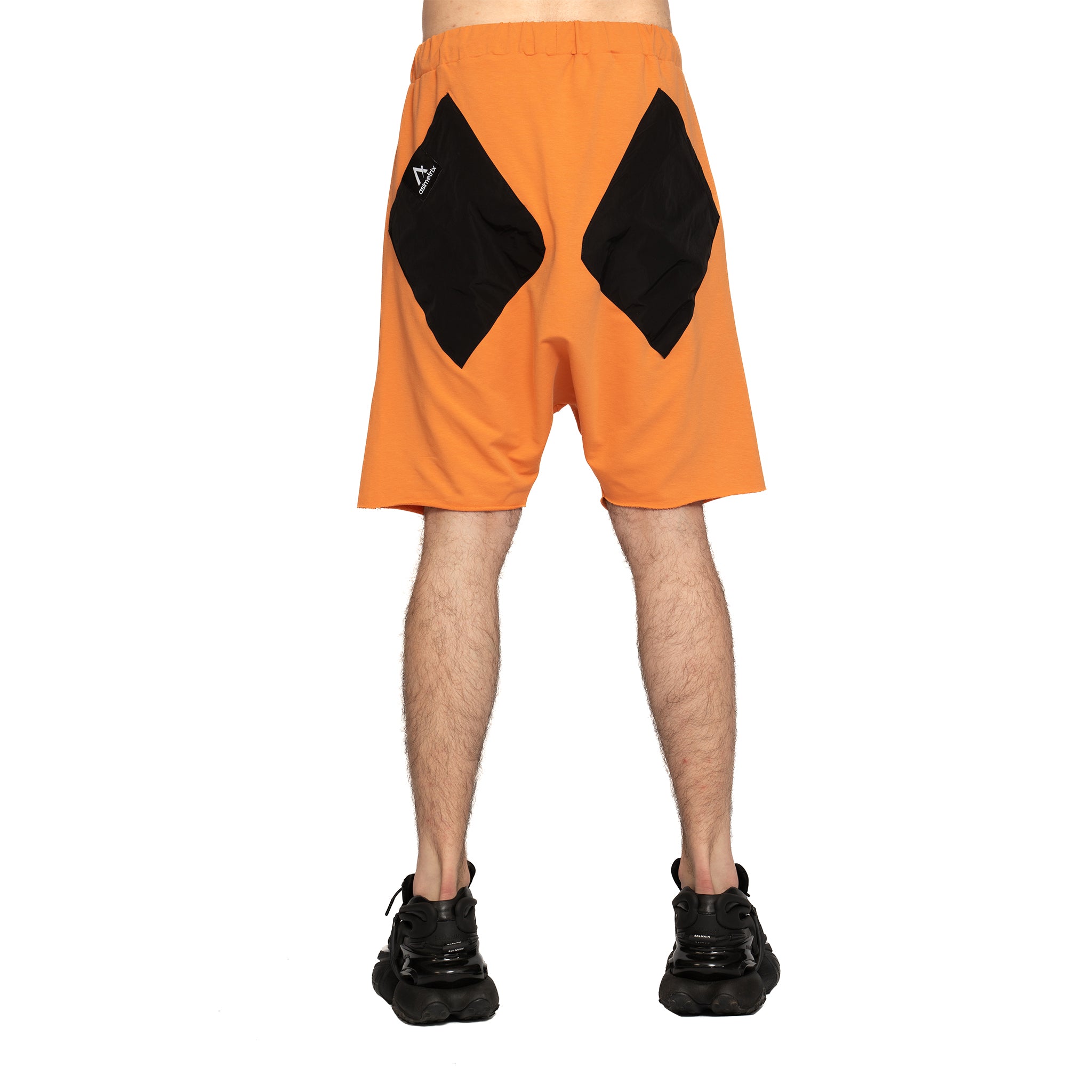 vagabond reflectss asimetrix pantaloni scurti cu tur lasat