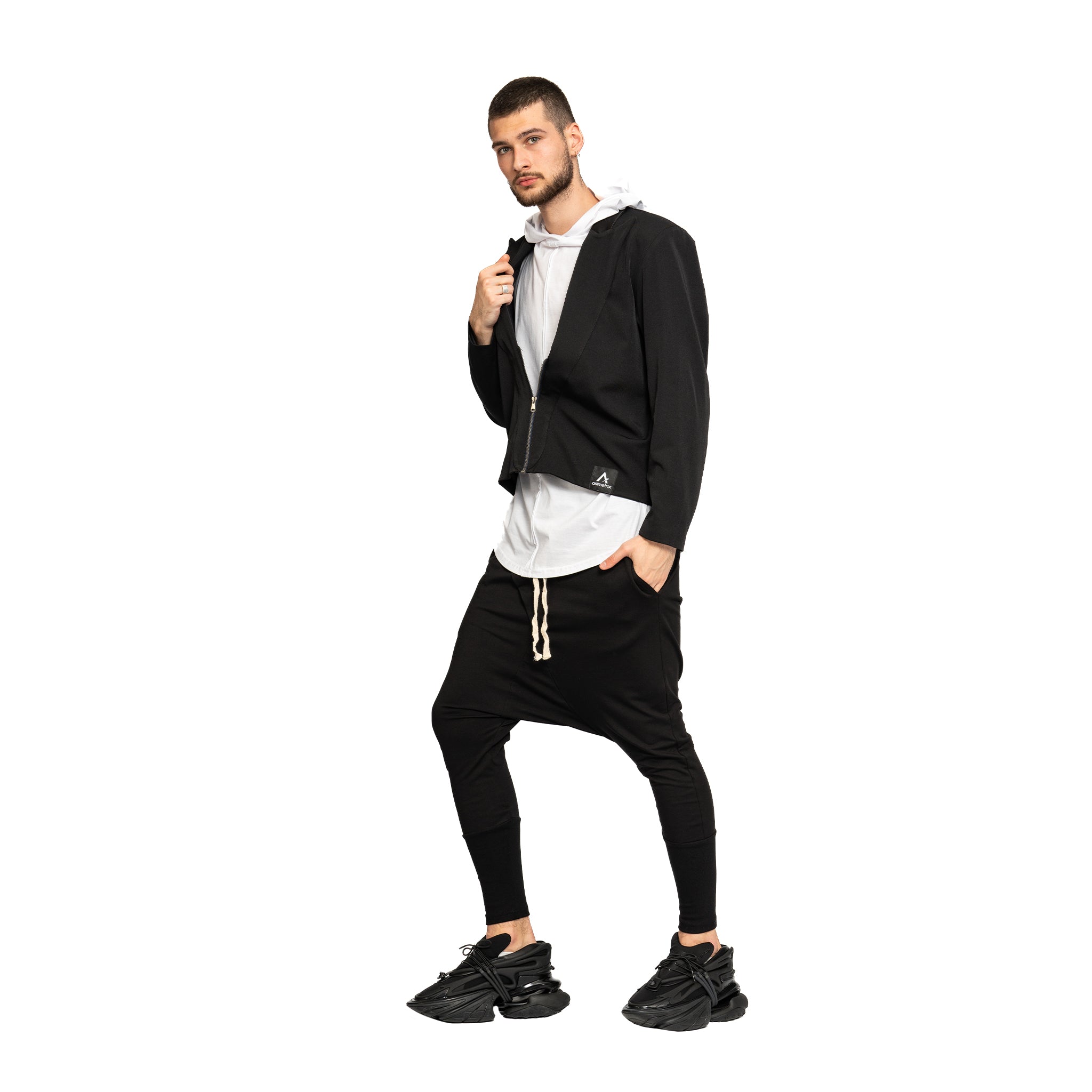 vagabond reflectss asimetrix Blazer negru jaketa neagra