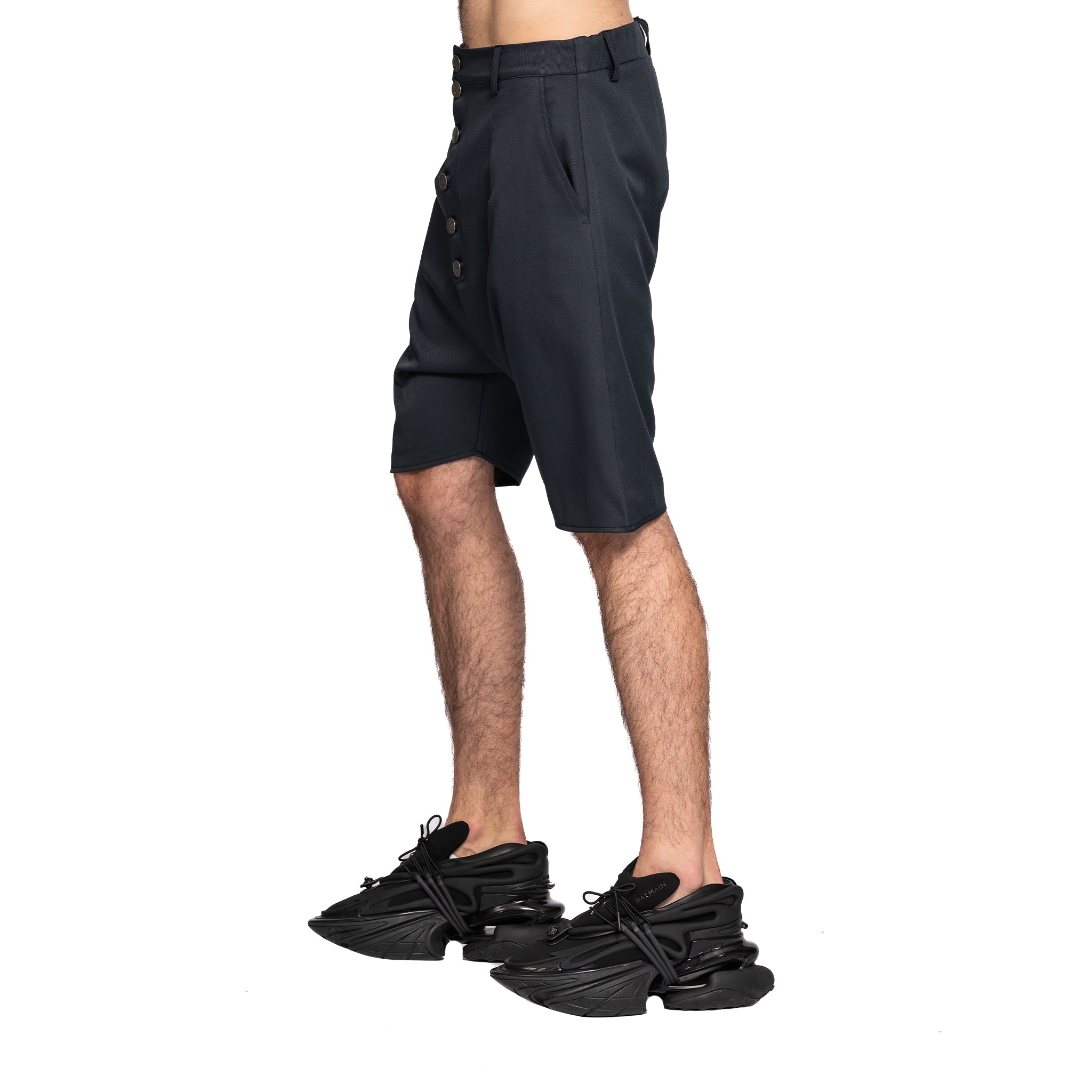 vagabond reflectss asimetrix pantaloni scurti cu tur lasat