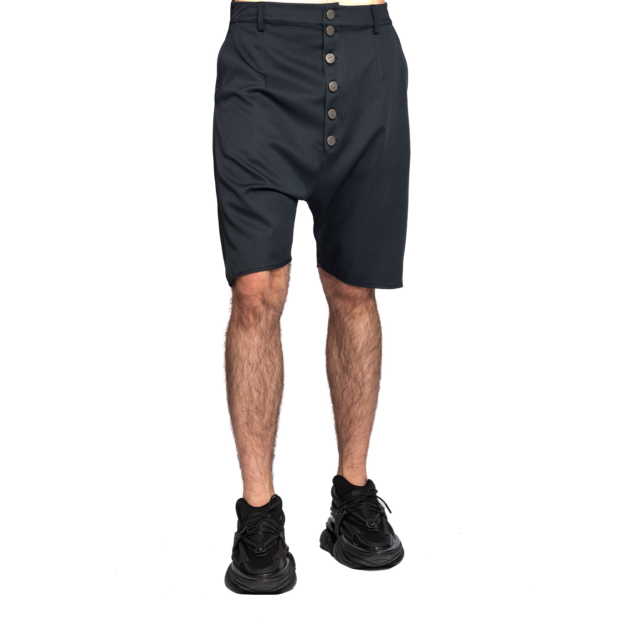 vagabond reflectss asimetrix pantaloni scurti cu tur lasat