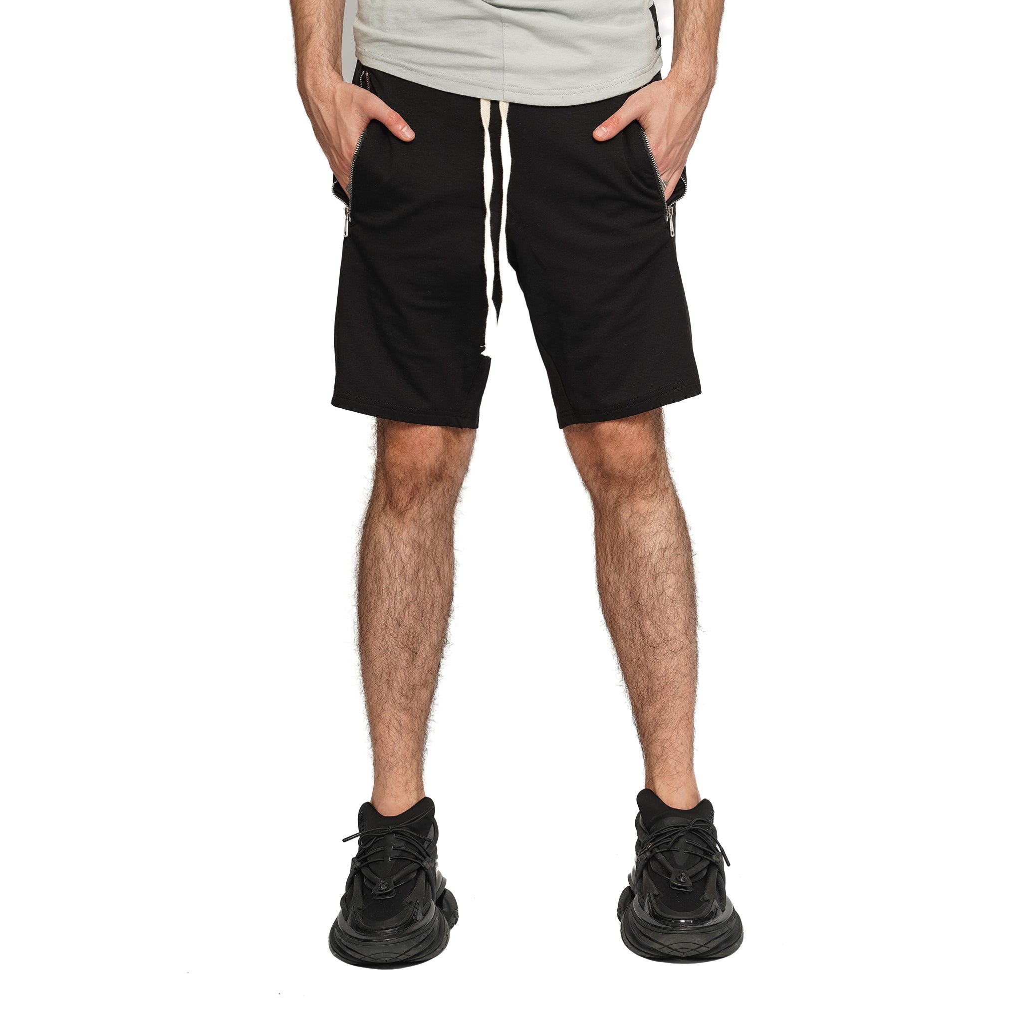 vagabond reflectss pantaloni scurti cu aplicatie din fas pe lateral