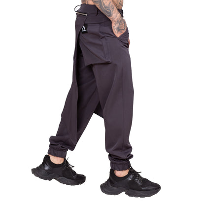 Pantaloni gri cu sort detasabil PG15 XXXL