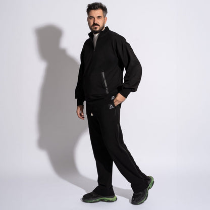Pantaloni bărbătești negru – Asimetrix