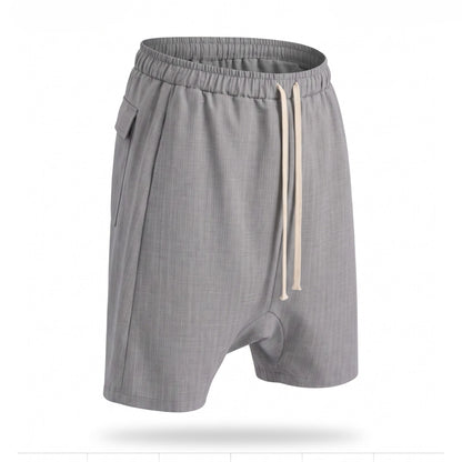 Pantaloni Scurți Bărbați Gri Oversized de Vară | Lejeri, Respirabili, Confort Absolut