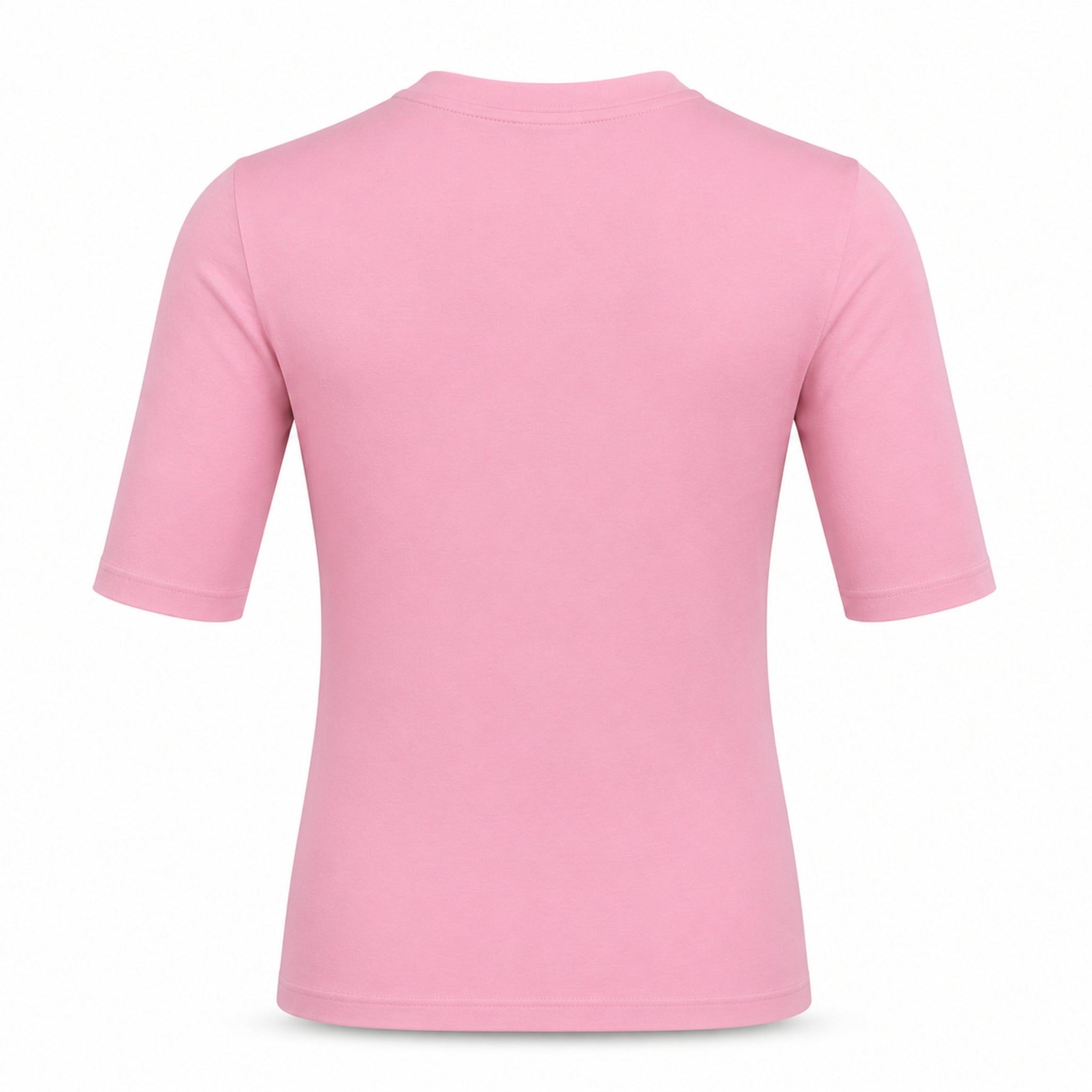 Tricou bărbați roz slim fit cu decolteu în V - Jersey Subțire, Respirabil, Calitate Premium