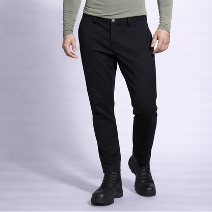 Pantaloni bărbătești negri conici – Stil modern și croială slim