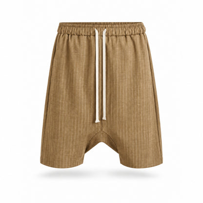 Pantaloni Scurți Bărbați Camel Oversized de Vară | Lejeri, Respirabili, Confort Absolut
