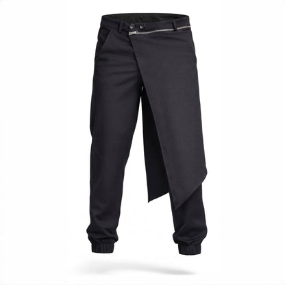 Pantaloni negri cu sort detasabil PN15 – Stil Modern și Confort Premium