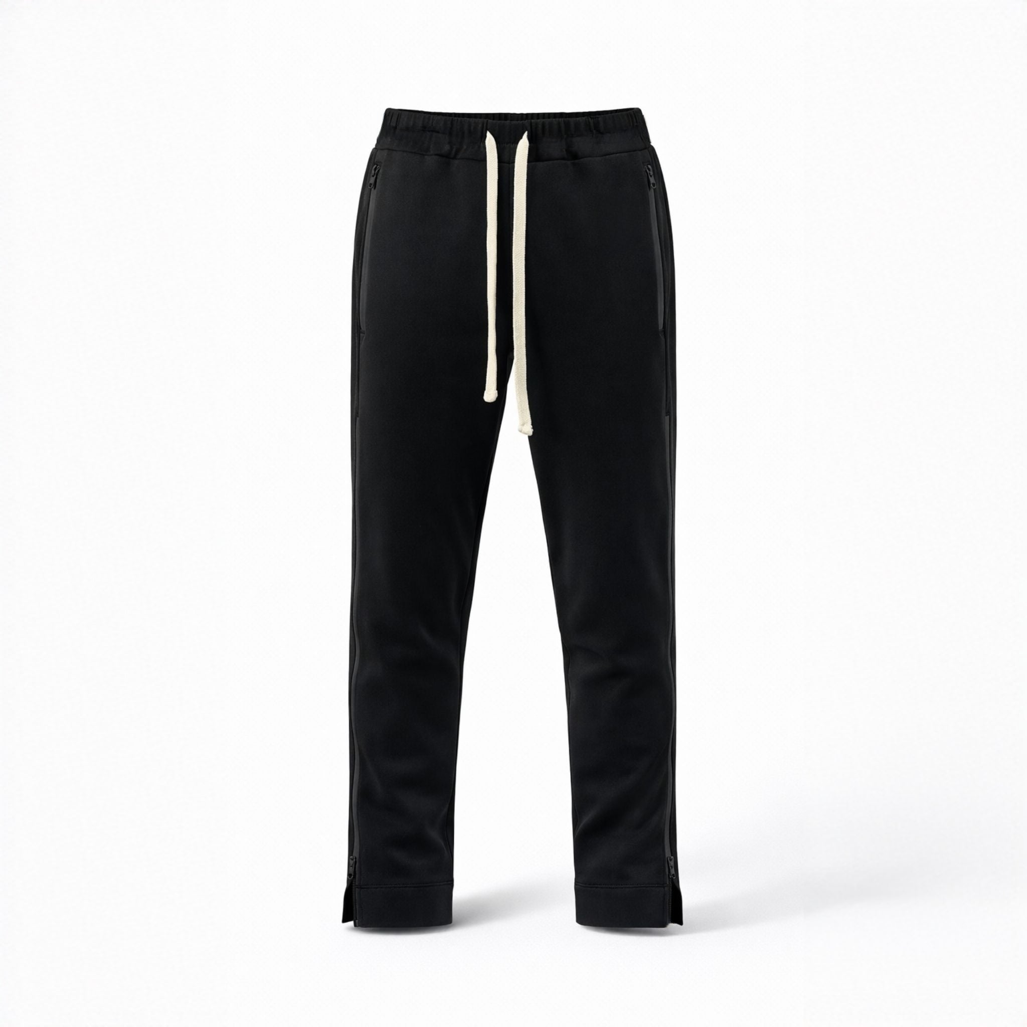 Pantaloni de trening bărbătești drepți cu fermoare laterale – Stil și confort premium
