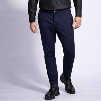 Pantaloni bărbătești bleumarin conici – Stil modern și croială slim