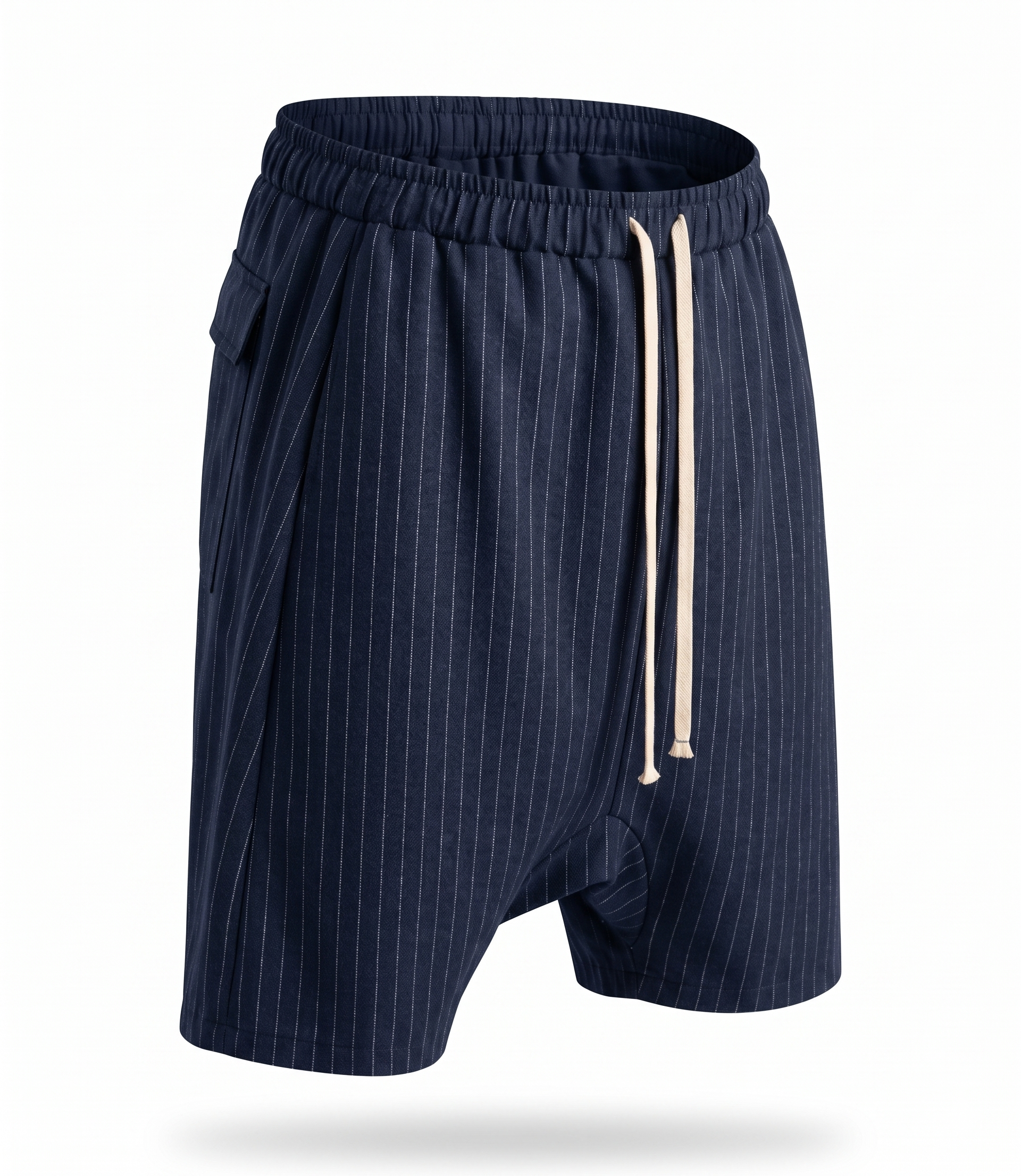 PRODUSUL VA REVENI IN STOC DUPA 5.06.2024! Pantaloni Scurți Bărbați Bleumarin Oversized de Vară | Lejeri, Respirabili, Confort Absolut