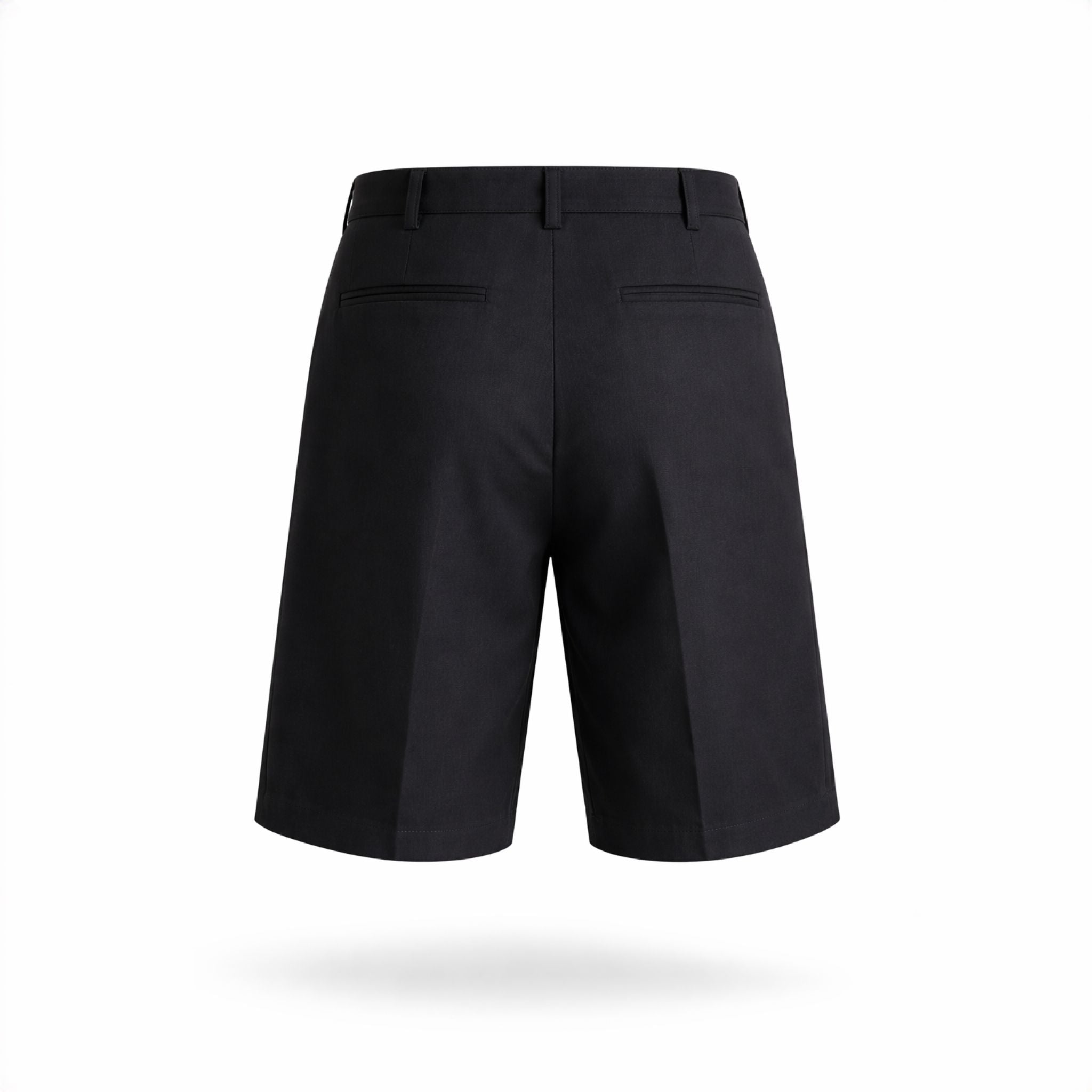 Pantaloni scurți bărbătești negru din bistretch – Asimetrix