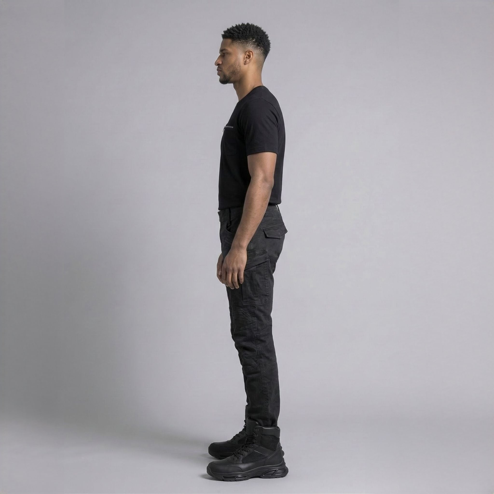 Pantaloni Premium Urban Tactici din denim prespălat