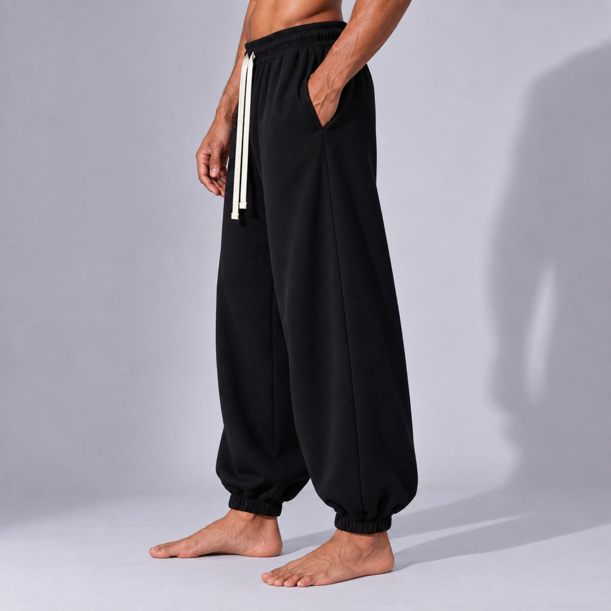 Pantaloni Trening Bărbați Oversized Balloon – Bumbac 100%