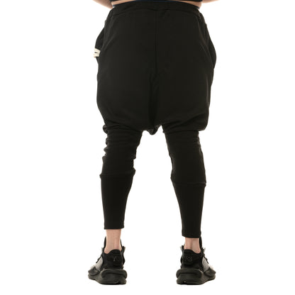 vagabond reflectss pantaloni negri cu tur