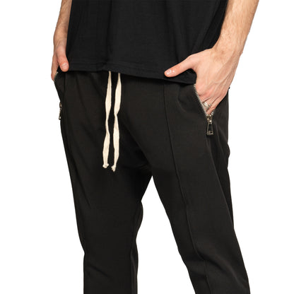 vagabond reflectss pantaloni eleganti cu tur si buzunare cu fermoare
