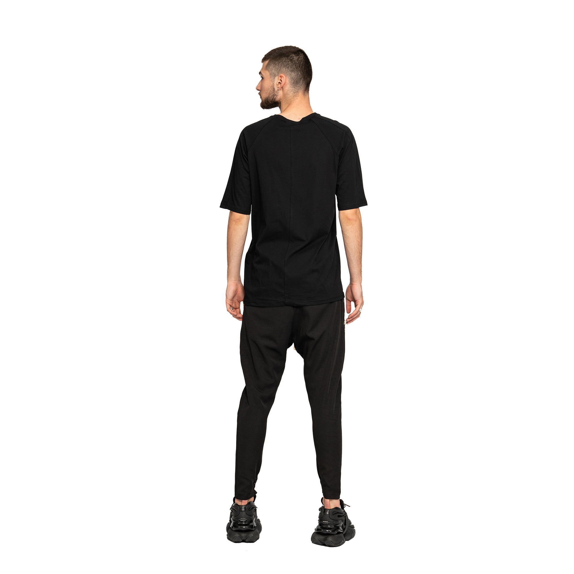 vagabond reflectss pantaloni eleganti cu tur si buzunare cu fermoare