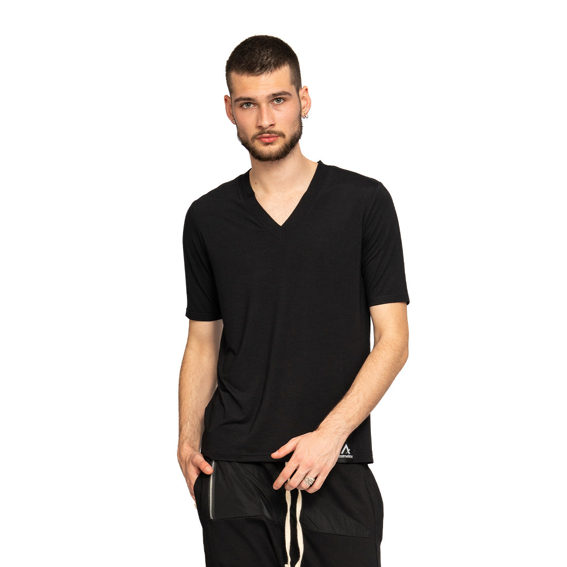 tricou negru barbatesc cu anchior