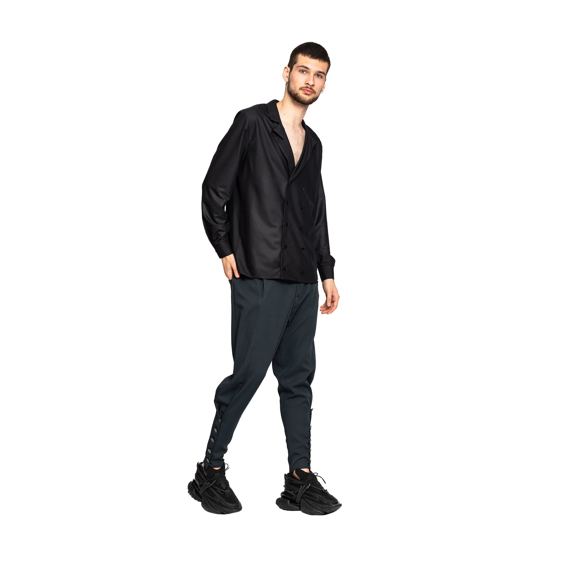 vagabond reflectss asimetrix camasa barbati barbateasca neagra