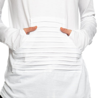 vagabond reflectss tricou tip hanorac cu gluga si maneca lunga