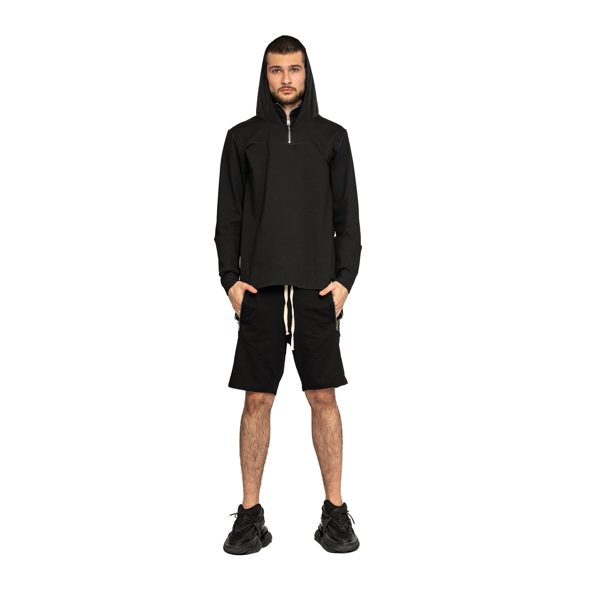 vagabond reflectss pantaloni scurti negri