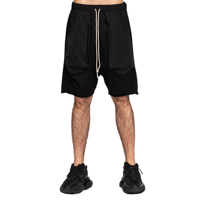vagabond reflectss asimetrix pantaloni scurti cu tur lasat