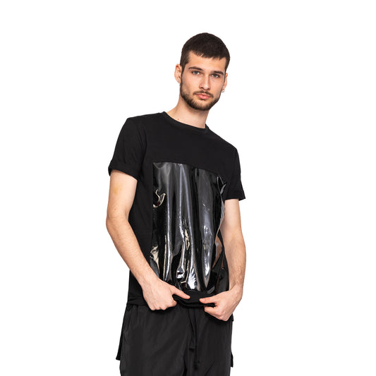 vagabond reflectss asimetrix tricou barbatesc negru