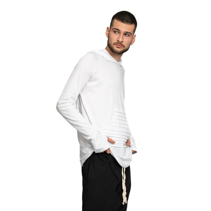 vagabond reflectss tricou tip hanorac cu gluga si maneca lunga
