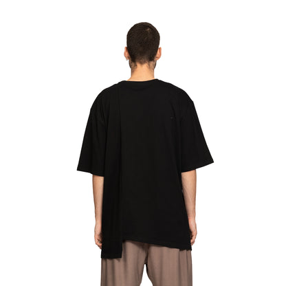 vagabond reflectss asimetrix tricou barbatesc negru